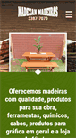 Mobile Screenshot of madezanmadeiras.com.br