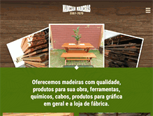 Tablet Screenshot of madezanmadeiras.com.br
